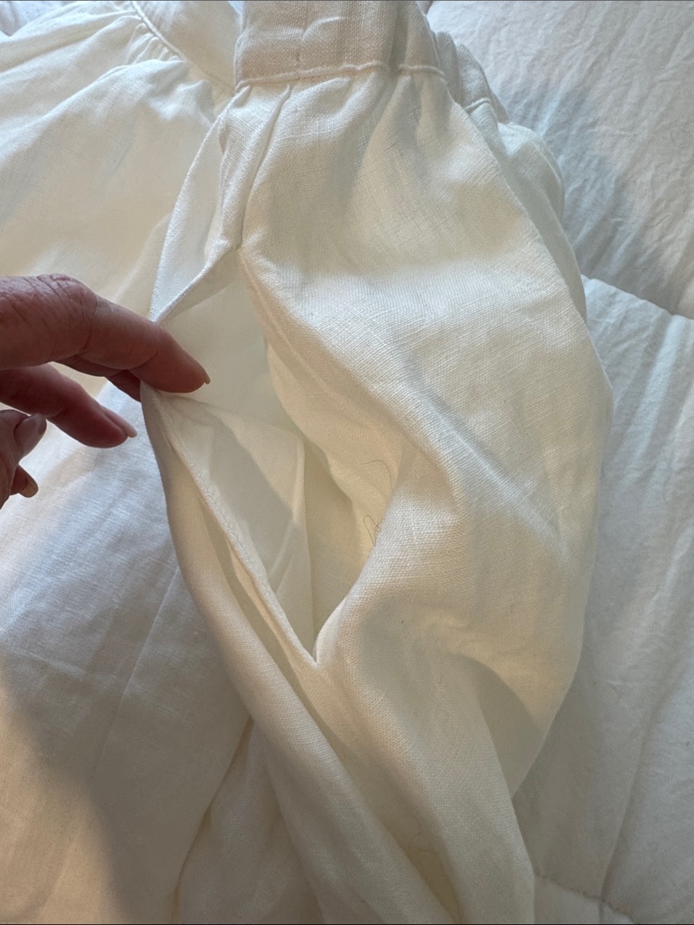 Reformation White Cotton Poplin Midi Skirt 8 - Picture 4 of 11